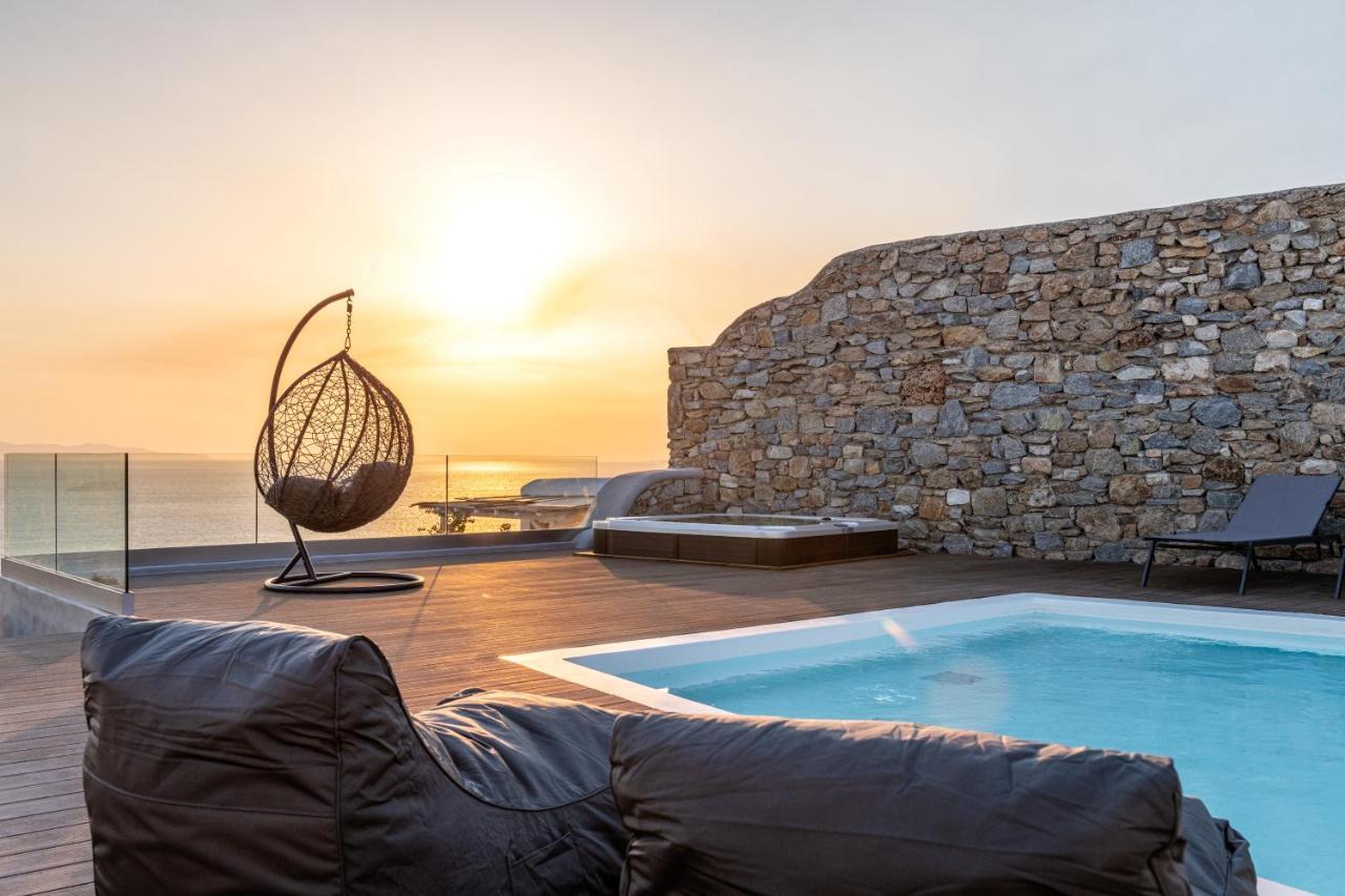 Villa In Mykonos - 6 Bedroom - 1Km From Mykonos Town - Infinity Pool - Sunset View Экстерьер фото