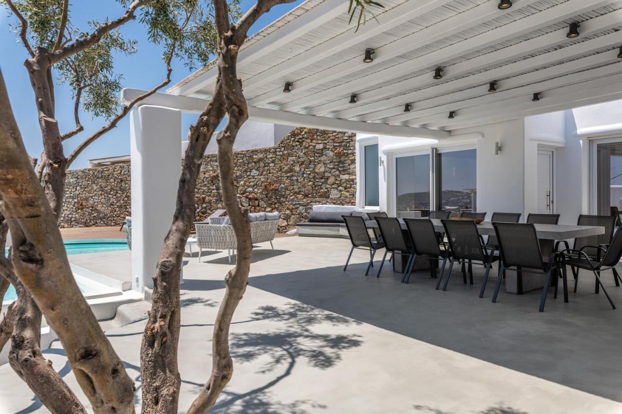 Villa In Mykonos - 6 Bedroom - 1Km From Mykonos Town - Infinity Pool - Sunset View Экстерьер фото