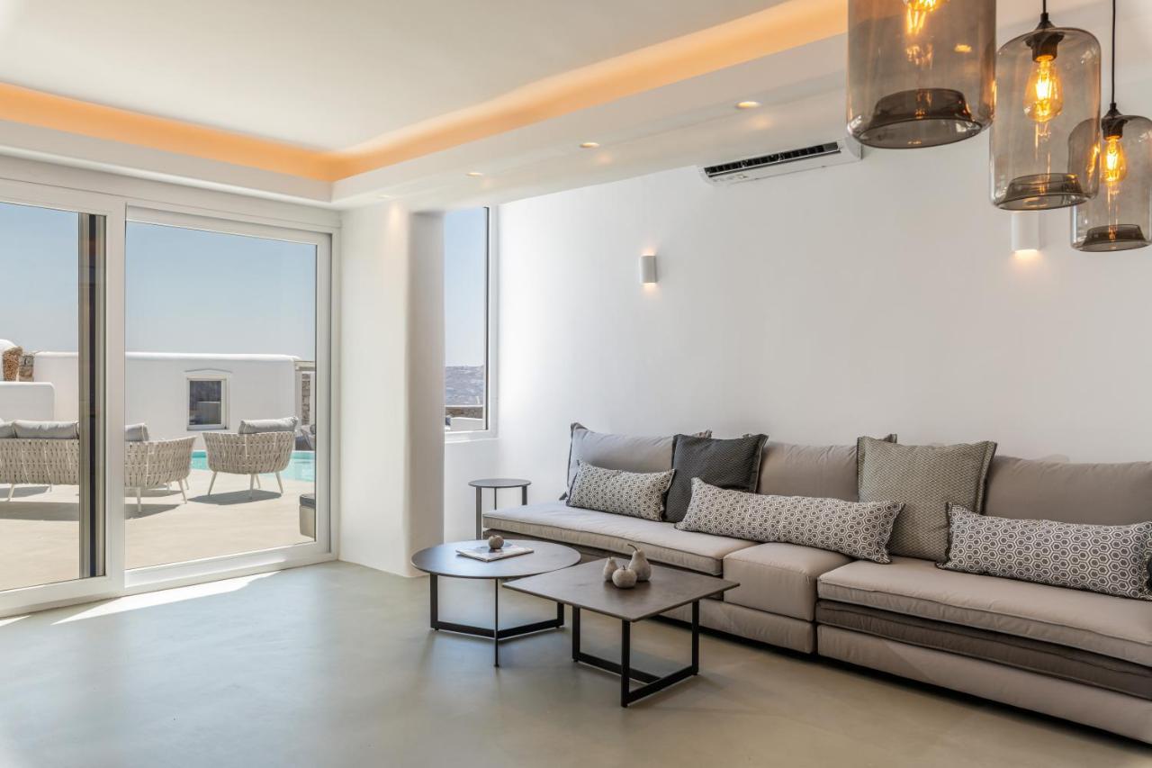 Villa In Mykonos - 6 Bedroom - 1Km From Mykonos Town - Infinity Pool - Sunset View Экстерьер фото