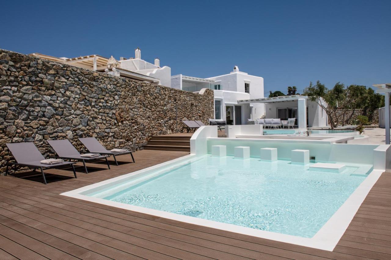 Villa In Mykonos - 6 Bedroom - 1Km From Mykonos Town - Infinity Pool - Sunset View Экстерьер фото